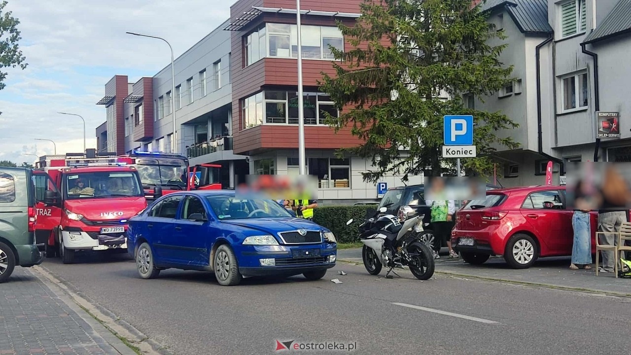 Wypadek na ul. Piłsudskiego [25.07.2025] - zdjęcie #2 - eOstroleka.pl