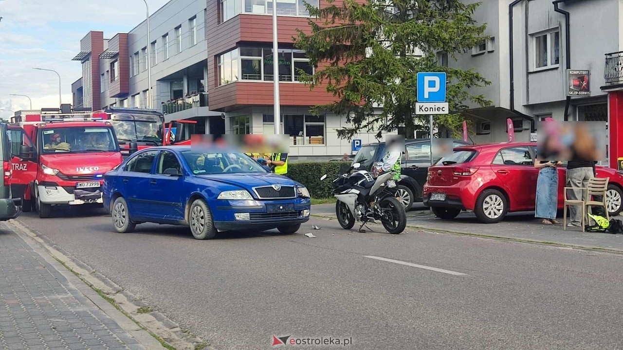 Wypadek na ul. Piłsudskiego [25.07.2025] - zdjęcie #1 - eOstroleka.pl