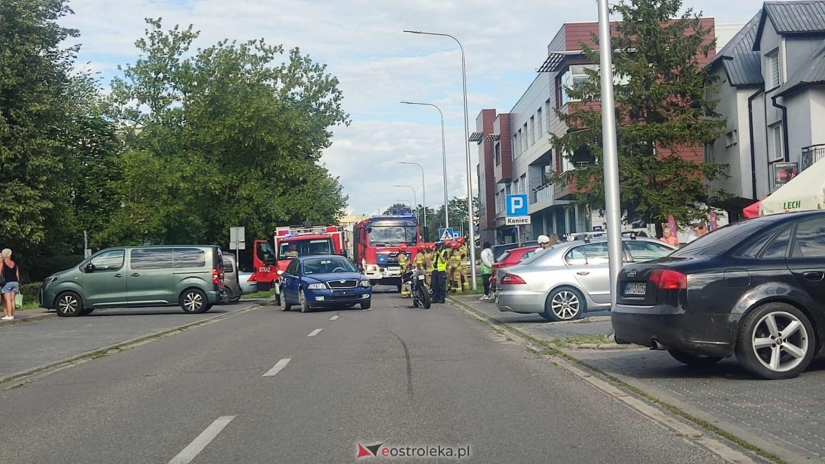 Wypadek na ul. Piłsudskiego [25.07.2025] - zdjęcie #4 - eOstroleka.pl