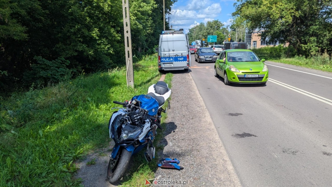 Wypadek na Stacha Konwy w Ostrołęce [26.07.2025] - zdjęcie #14 - eOstroleka.pl