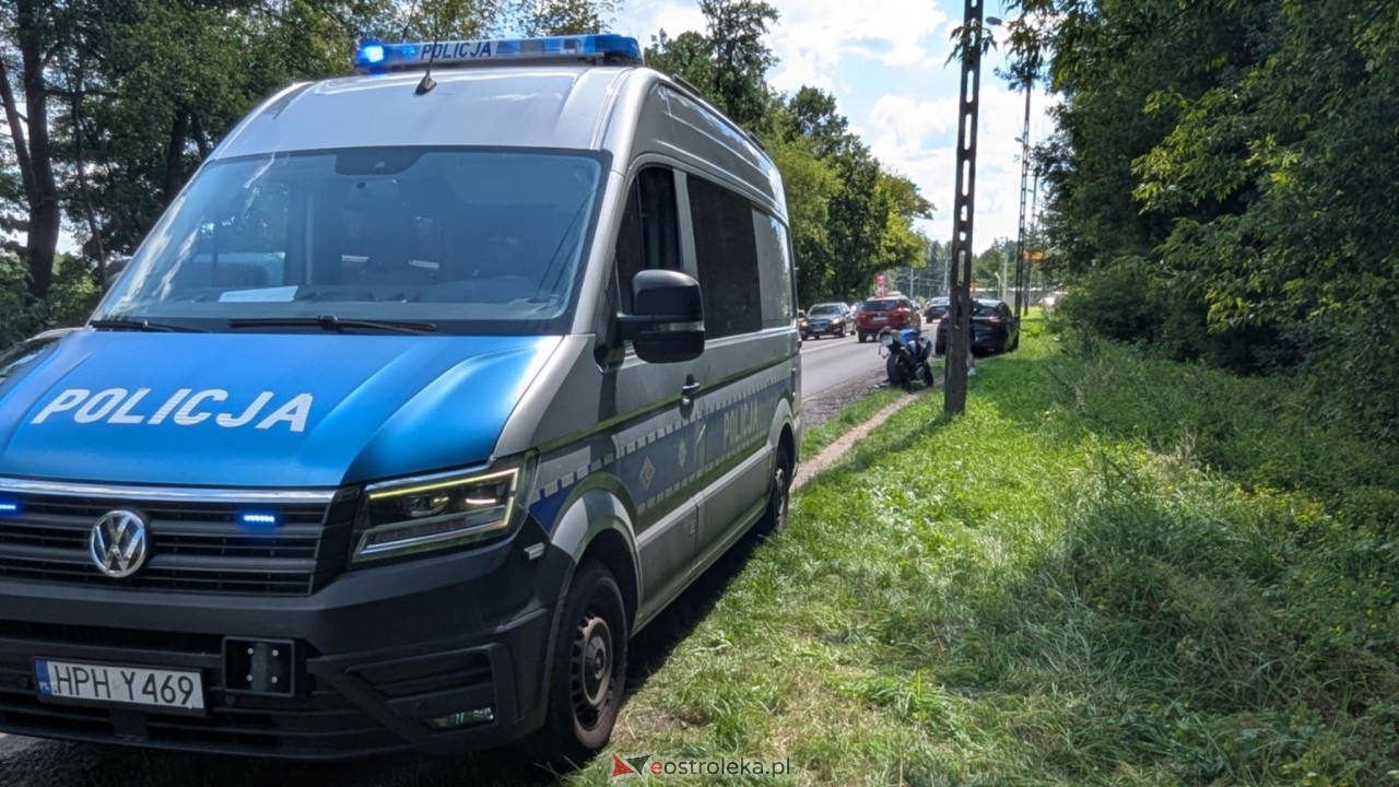 Wypadek na Stacha Konwy w Ostrołęce [26.07.2025] - zdjęcie #12 - eOstroleka.pl