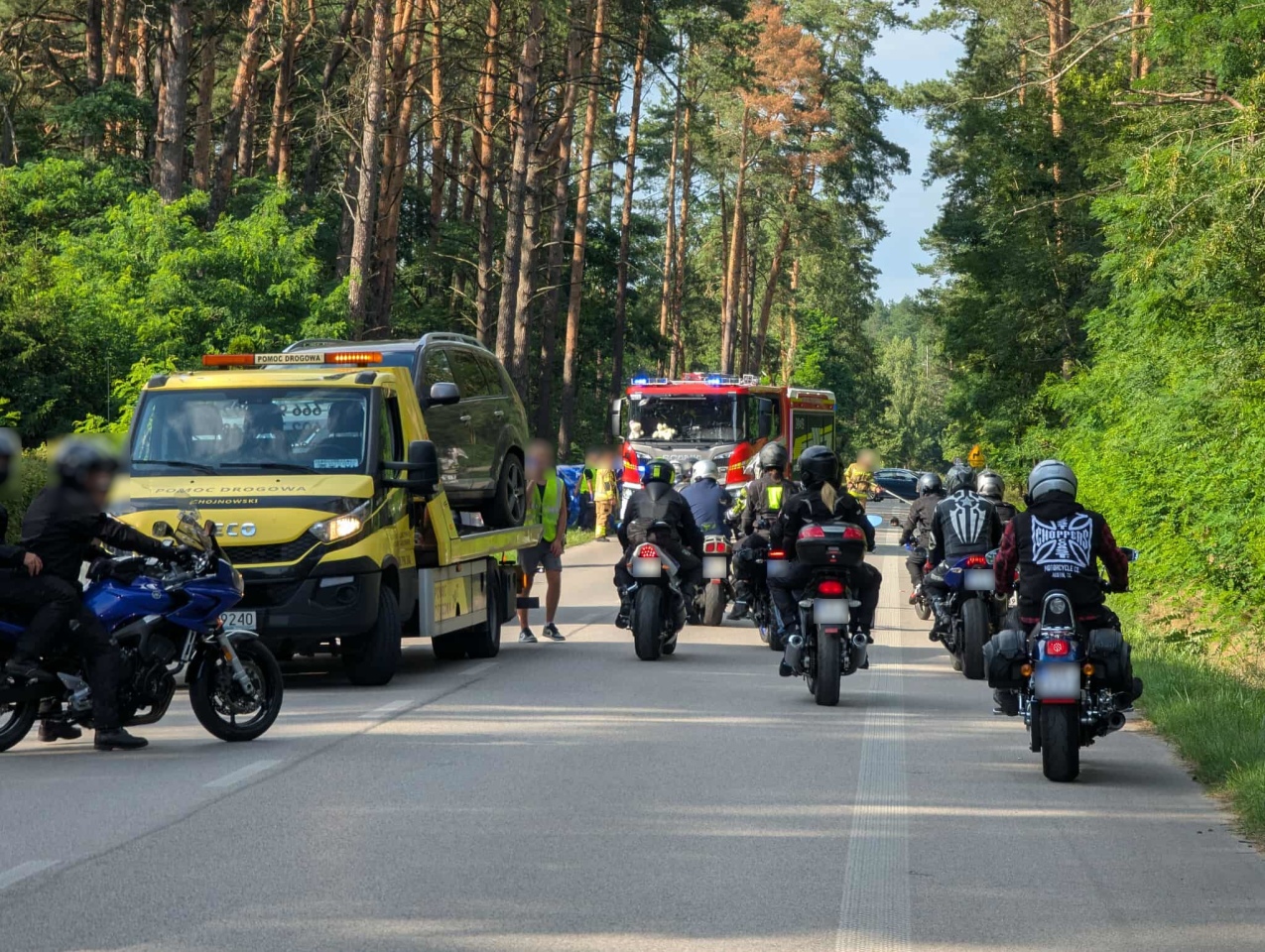 Wypadek na trasie Łyse - Wejdo [26.07.2025] - zdjęcie #5 - eOstroleka.pl