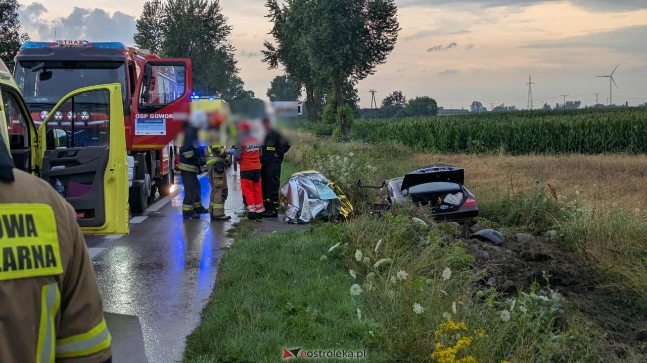 Wypadek w Żabinie [27.07.2025] - zdjęcie #16 - eOstroleka.pl