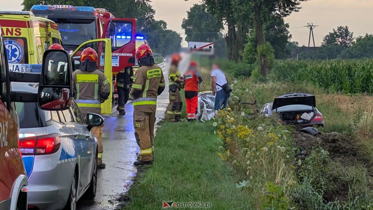 Wypadek w Żabinie [27.07.2025] - zdjęcie #10 - eOstroleka.pl