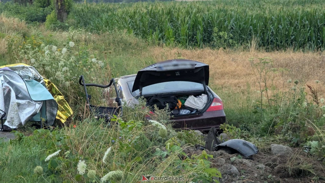 Wypadek w Żabinie [27.07.2025] - zdjęcie #8 - eOstroleka.pl
