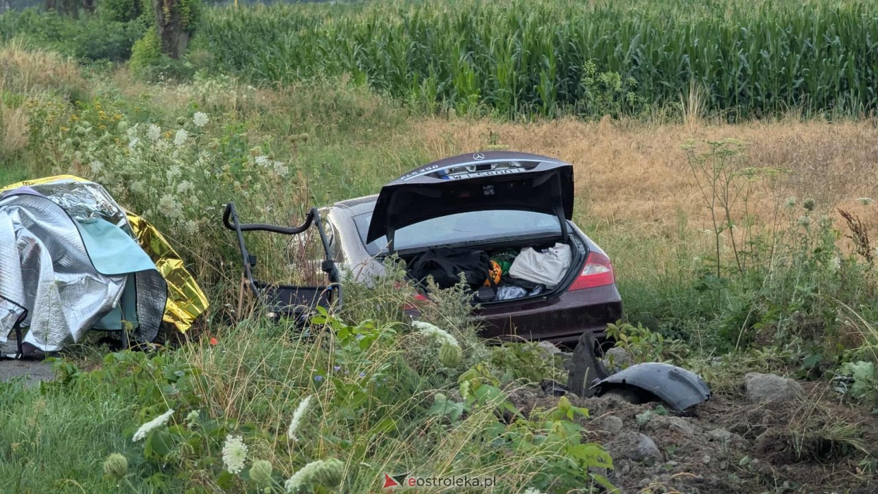 Wypadek w Żabinie [27.07.2025] - zdjęcie #3 - eOstroleka.pl