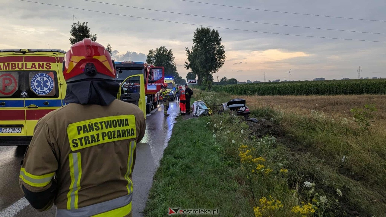 Wypadek w Żabinie [27.07.2025] - zdjęcie #2 - eOstroleka.pl