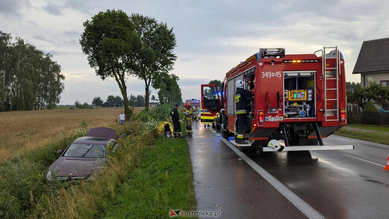 Wypadek w Żabinie [27.07.2025] - zdjęcie #1 - eOstroleka.pl