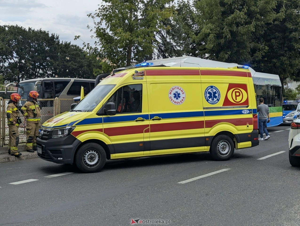 Kolizja z udziałem autobusu [31.07.2025] - zdjęcie #14 - eOstroleka.pl