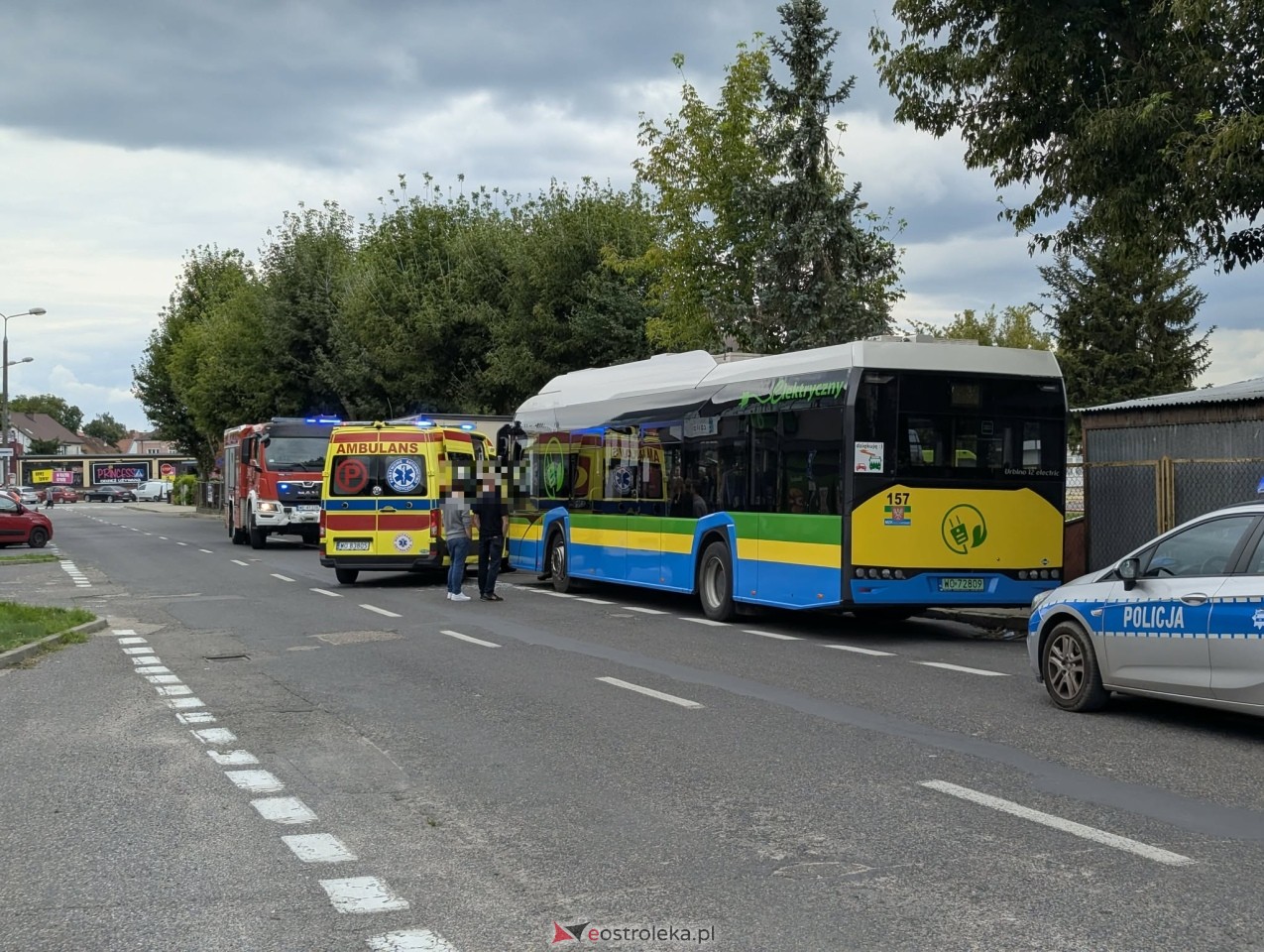 Kolizja z udziałem autobusu [31.07.2025] - zdjęcie #11 - eOstroleka.pl