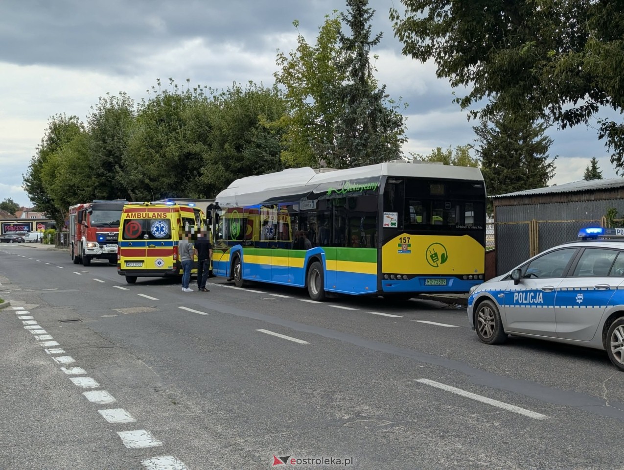 Kolizja z udziałem autobusu [31.07.2025] - zdjęcie #10 - eOstroleka.pl