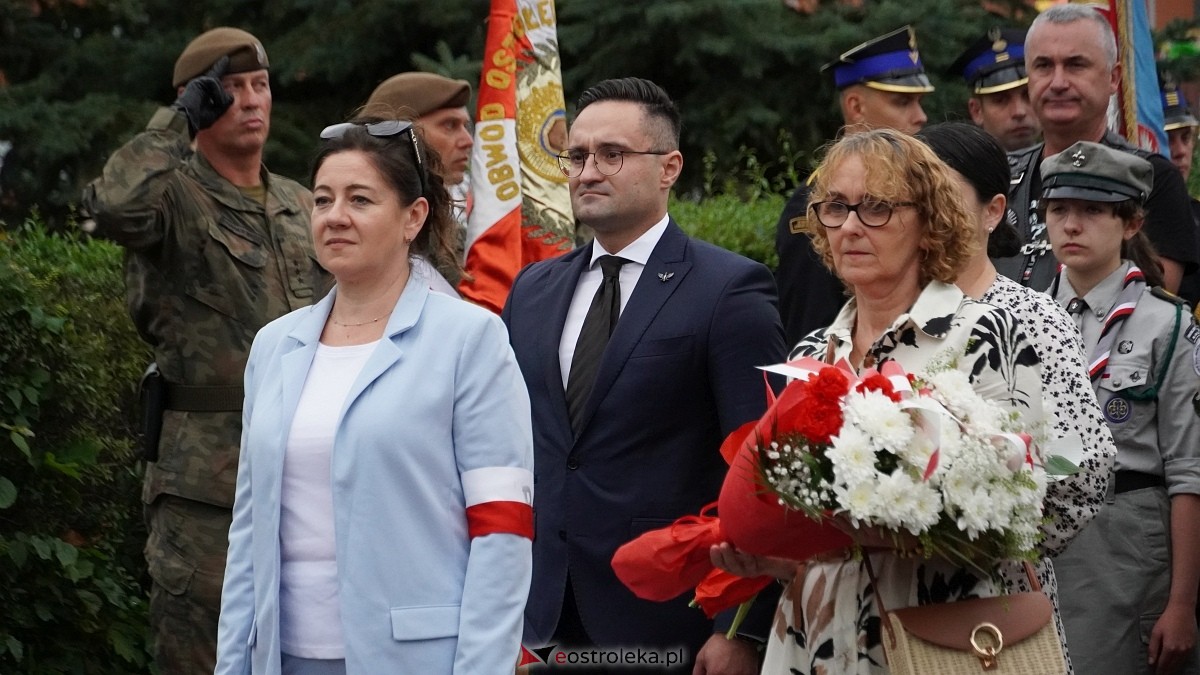 Godzina W i hołd dla Powstańców Warszawy w Ostrołęce [01.08.2025] - zdjęcie #7 - eOstroleka.pl