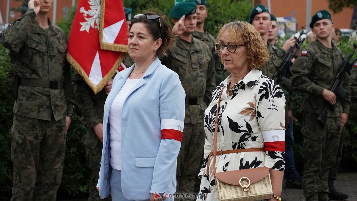 Godzina W i hołd dla Powstańców Warszawy w Ostrołęce [01.08.2025] - zdjęcie #5 - eOstroleka.pl