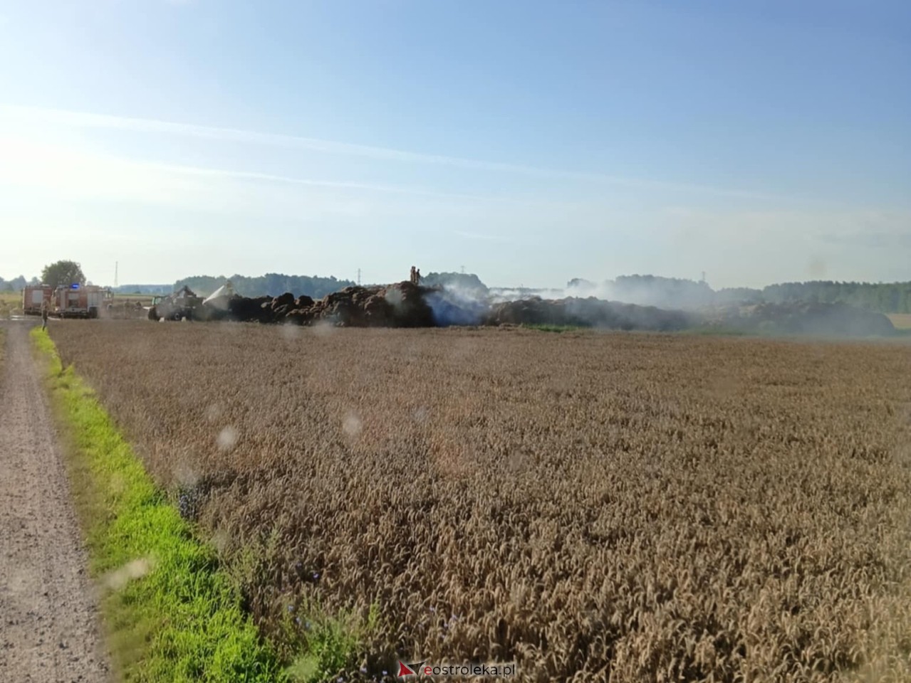 Pożar w Brzeźnie [03.08.2025] - zdjęcie #2 - eOstroleka.pl