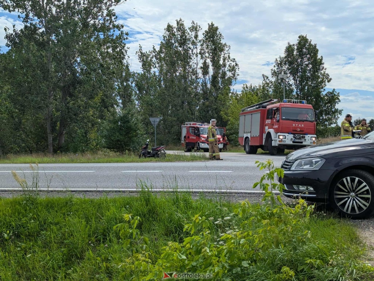 Wypadek w Ponikwi Małej [05.08.2025] - zdjęcie #23 - eOstroleka.pl