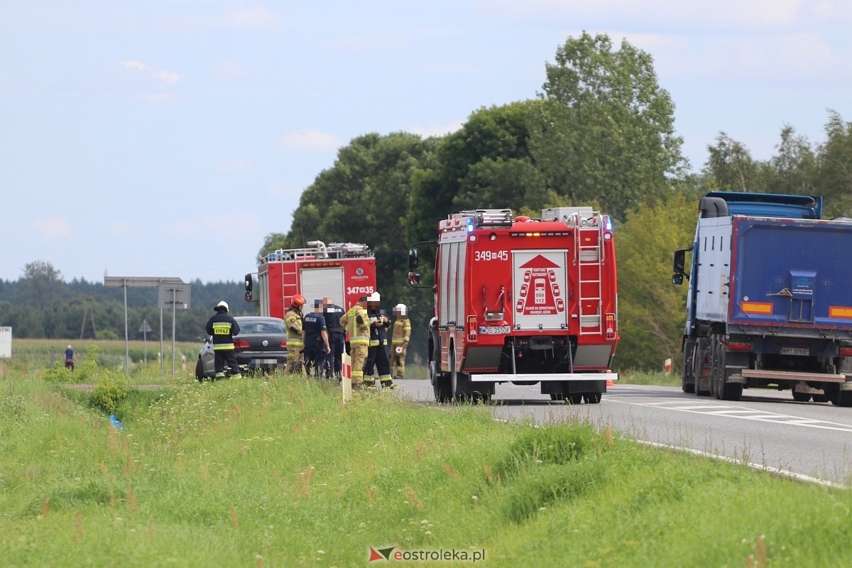 Wypadek w Ponikwi Małej [05.08.2025] - zdjęcie #1 - eOstroleka.pl