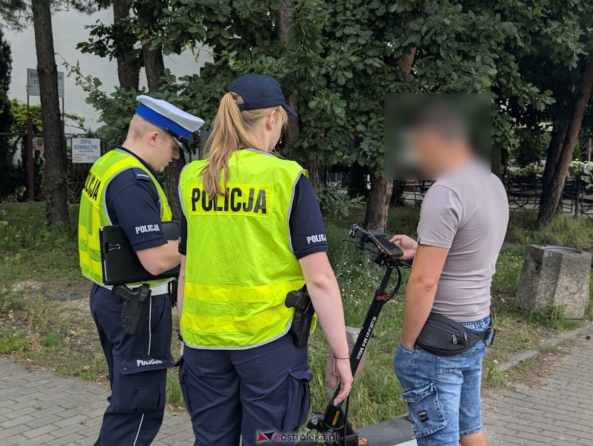 Kontrole elektrycznych hulajnóg i e-rowerów [08.08.2025] - zdjęcie #19 - eOstroleka.pl
