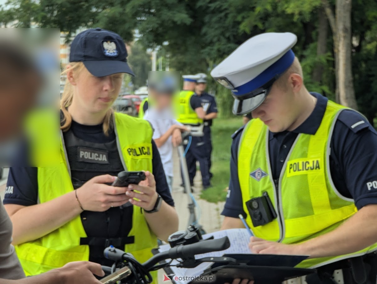 Kontrole elektrycznych hulajnóg i e-rowerów [08.08.2025] - zdjęcie #14 - eOstroleka.pl