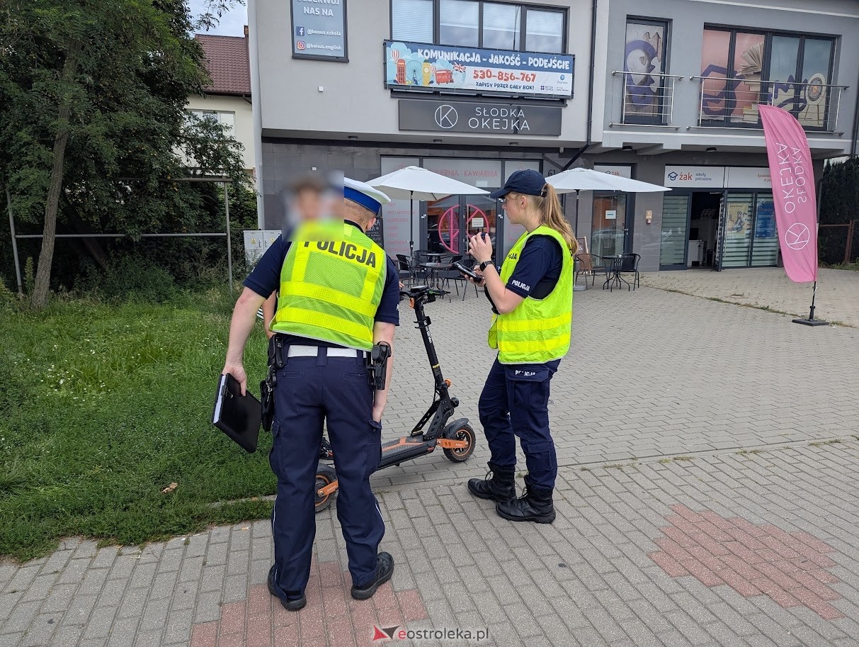 Kontrole elektrycznych hulajnóg i e-rowerów [08.08.2025] - zdjęcie #10 - eOstroleka.pl