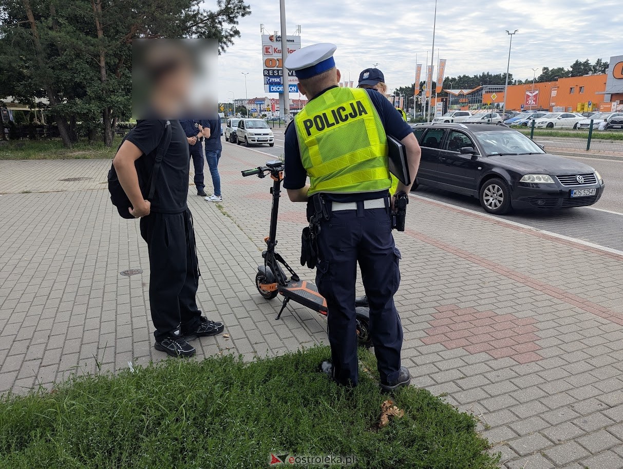 Kontrole elektrycznych hulajnóg i e-rowerów [08.08.2025] - zdjęcie #7 - eOstroleka.pl