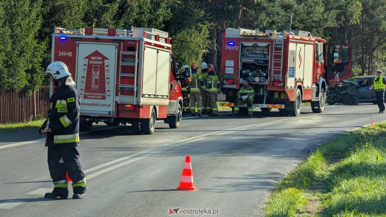 Wypadek w Łęgu Starościńskim [11.08.2025] - zdjęcie #23 - eOstroleka.pl