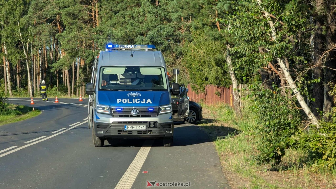 Wypadek w Łęgu Starościńskim [11.08.2025] - zdjęcie #1 - eOstroleka.pl