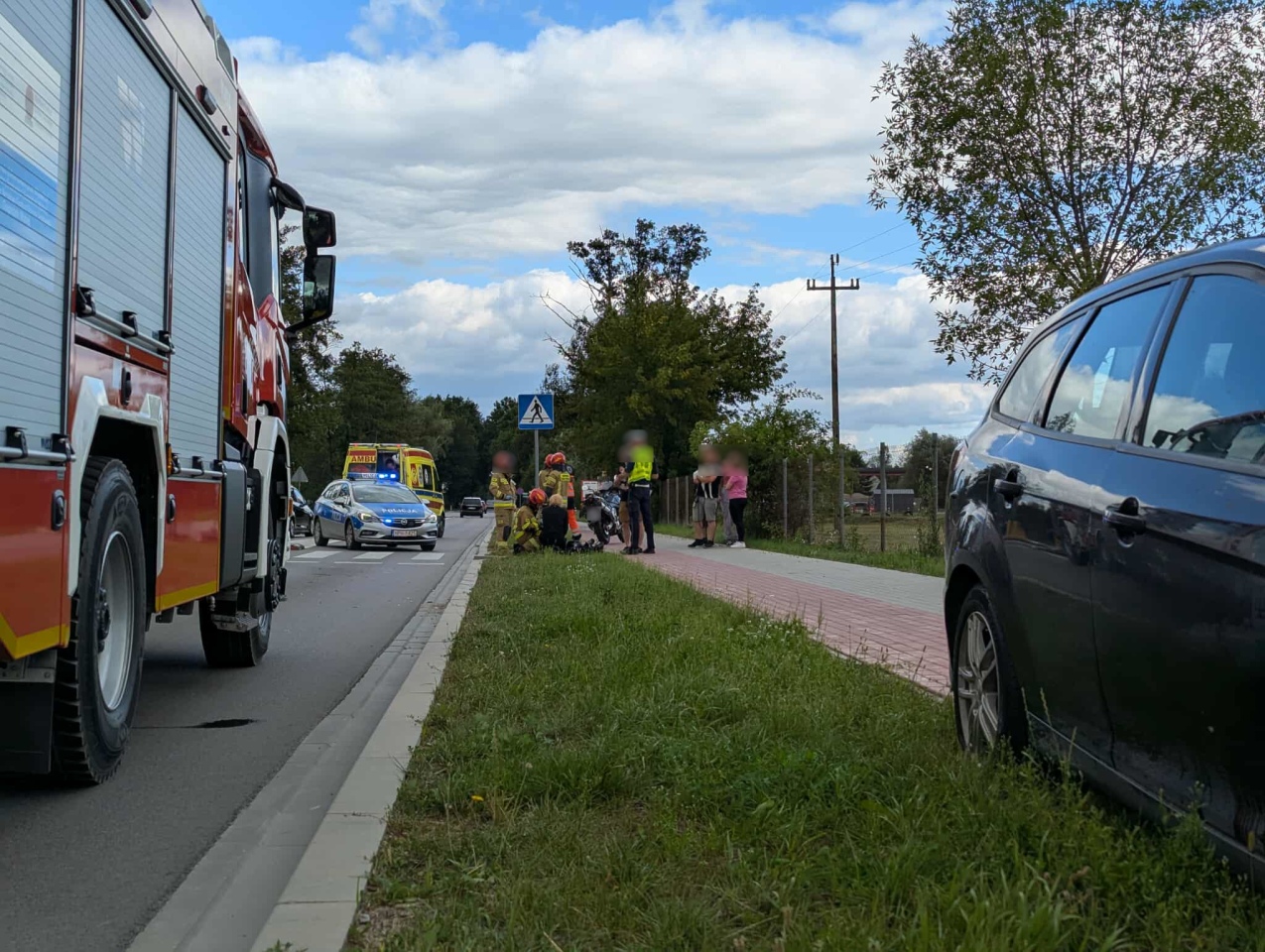 Wypadek na Reymonta w Myszyńcu [17.08.2025] - zdjęcie #19 - eOstroleka.pl