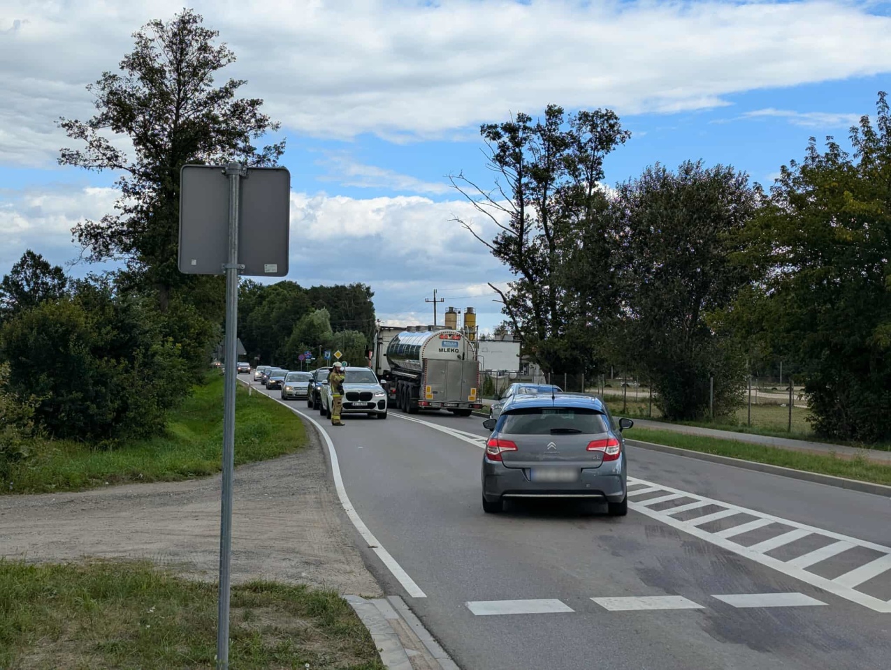 Wypadek na Reymonta w Myszyńcu [17.08.2025] - zdjęcie #18 - eOstroleka.pl