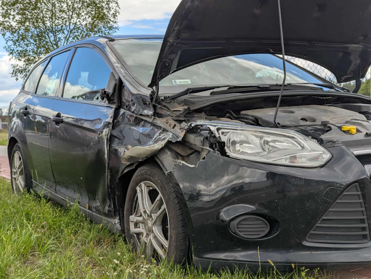 Wypadek na Reymonta w Myszyńcu [17.08.2025] - zdjęcie #15 - eOstroleka.pl