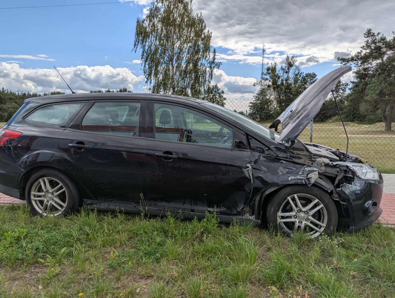 Wypadek na Reymonta w Myszyńcu [17.08.2025] - zdjęcie #11 - eOstroleka.pl