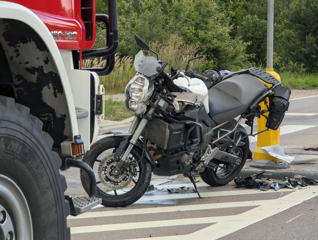 Wypadek na Reymonta w Myszyńcu [17.08.2025] - zdjęcie #5 - eOstroleka.pl