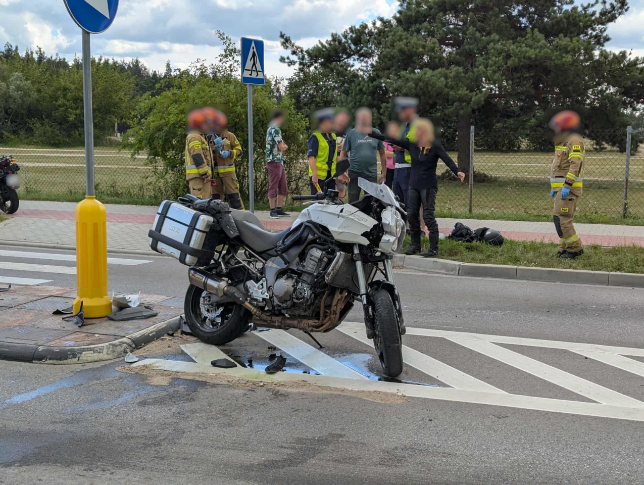 Wypadek na Reymonta w Myszyńcu [17.08.2025] - zdjęcie #2 - eOstroleka.pl
