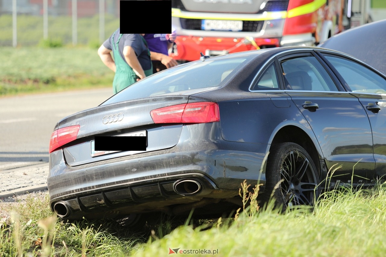 Wypadek na DK 53 [19.08.2025] - zdjęcie #3 - eOstroleka.pl