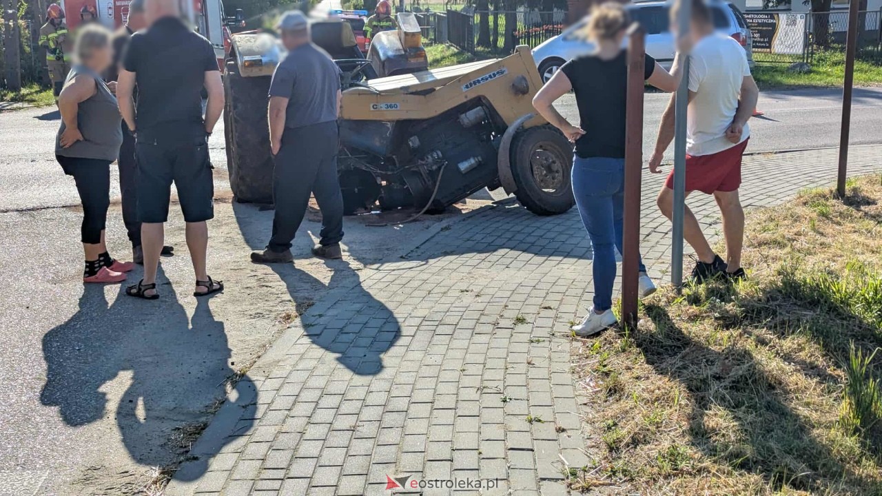 Wypadek w Damiętach [22.08.2025] - zdjęcie #28 - eOstroleka.pl