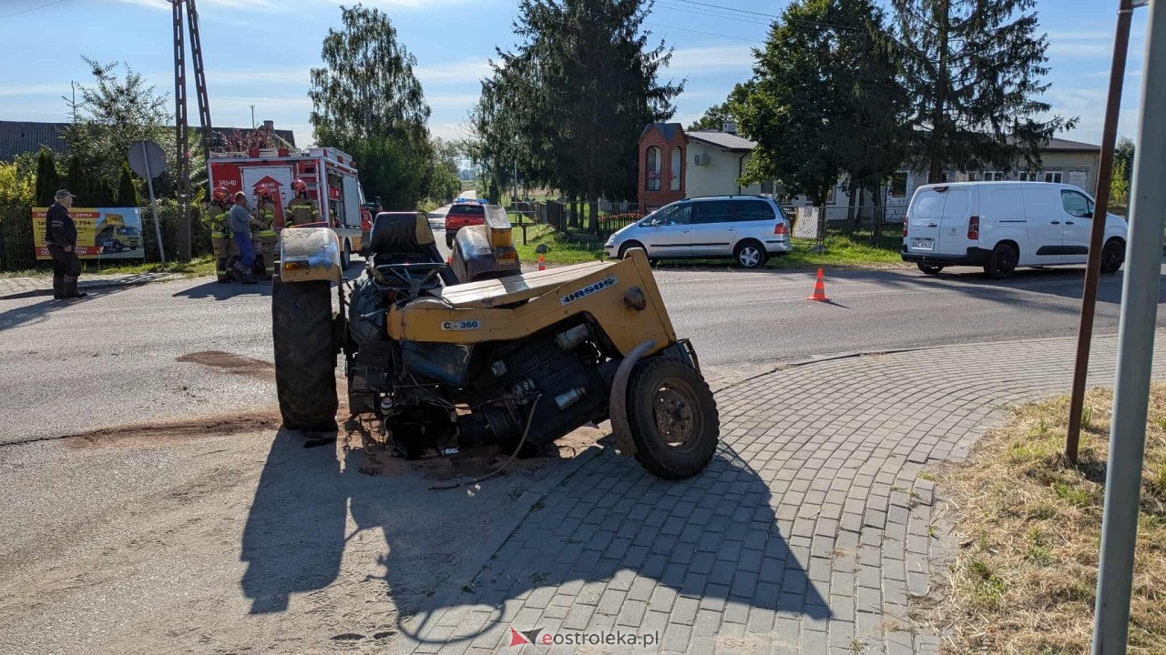 Wypadek w Damiętach [22.08.2025] - zdjęcie #27 - eOstroleka.pl