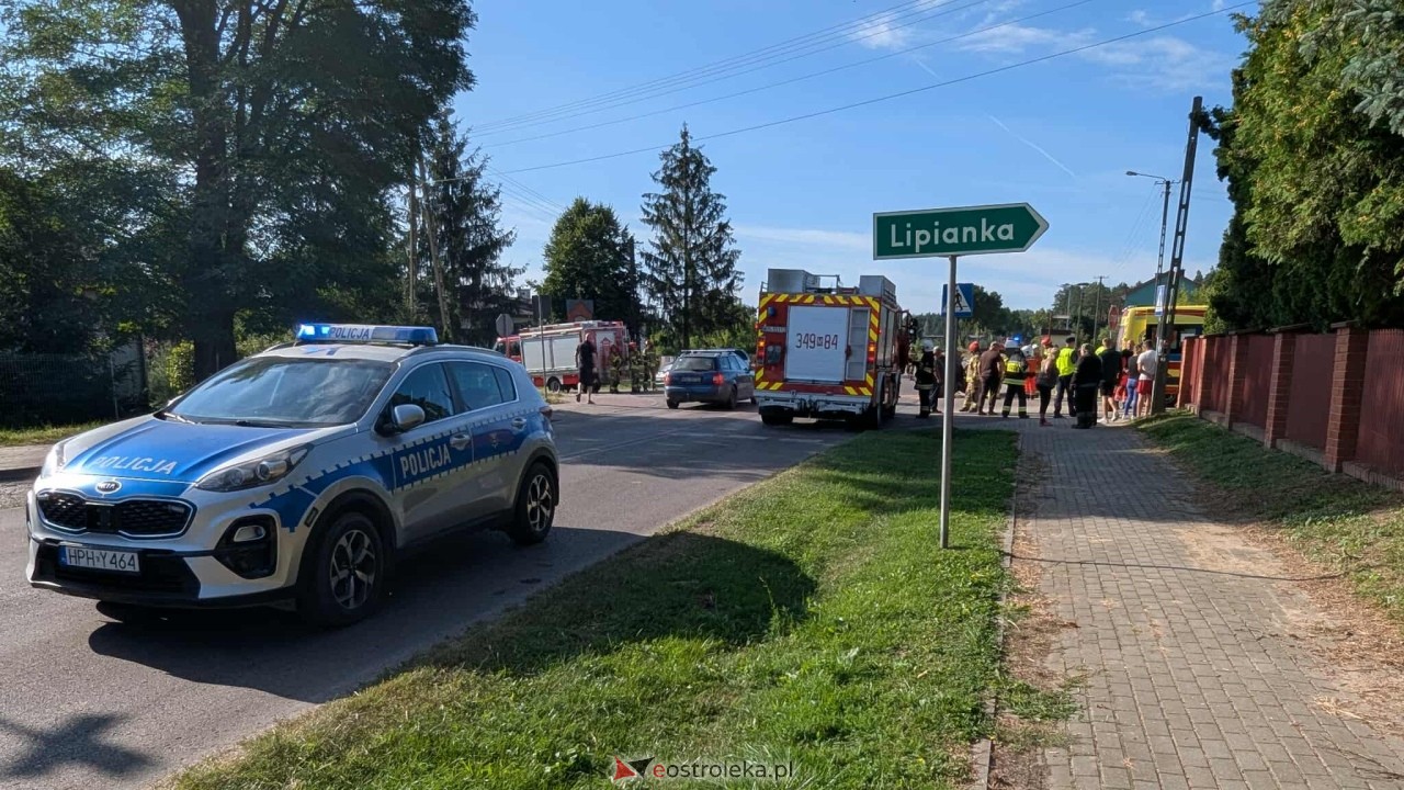 Wypadek w Damiętach [22.08.2025] - zdjęcie #24 - eOstroleka.pl