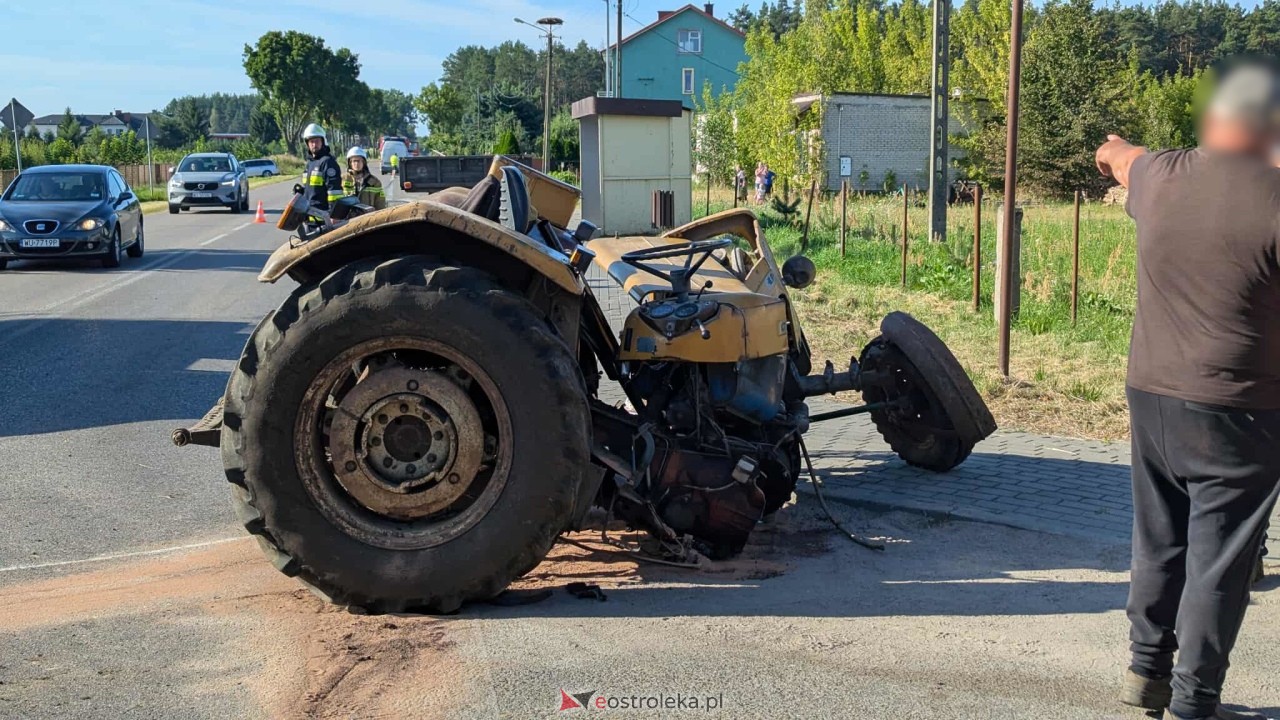 Wypadek w Damiętach [22.08.2025] - zdjęcie #22 - eOstroleka.pl
