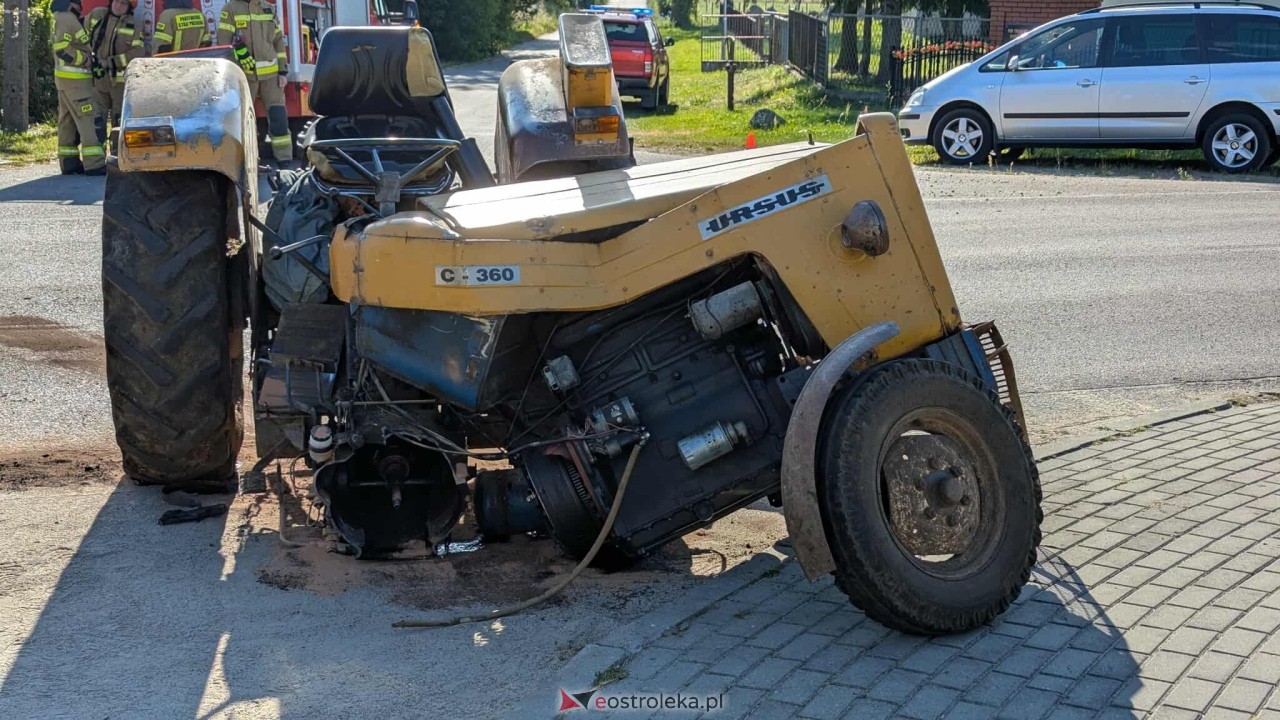 Wypadek w Damiętach [22.08.2025] - zdjęcie #18 - eOstroleka.pl