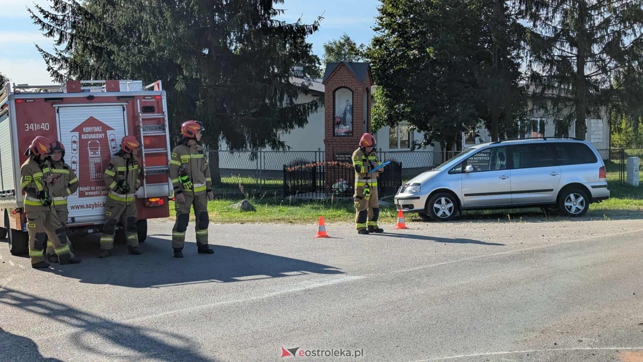 Wypadek w Damiętach [22.08.2025] - zdjęcie #17 - eOstroleka.pl