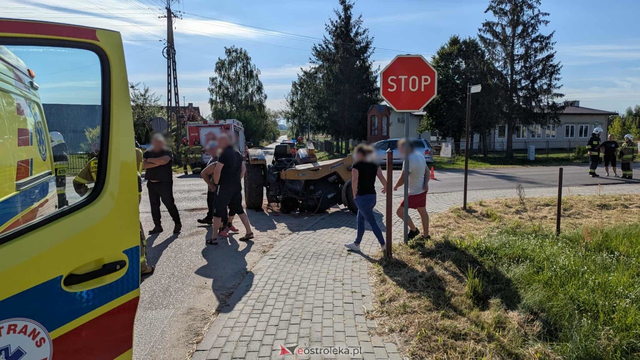 Wypadek w Damiętach [22.08.2025] - zdjęcie #10 - eOstroleka.pl