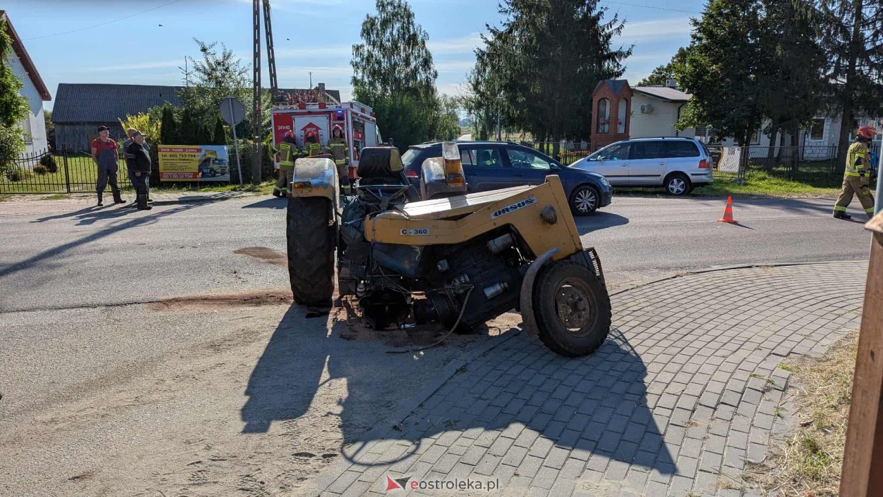 Wypadek w Damiętach [22.08.2025] - zdjęcie #8 - eOstroleka.pl