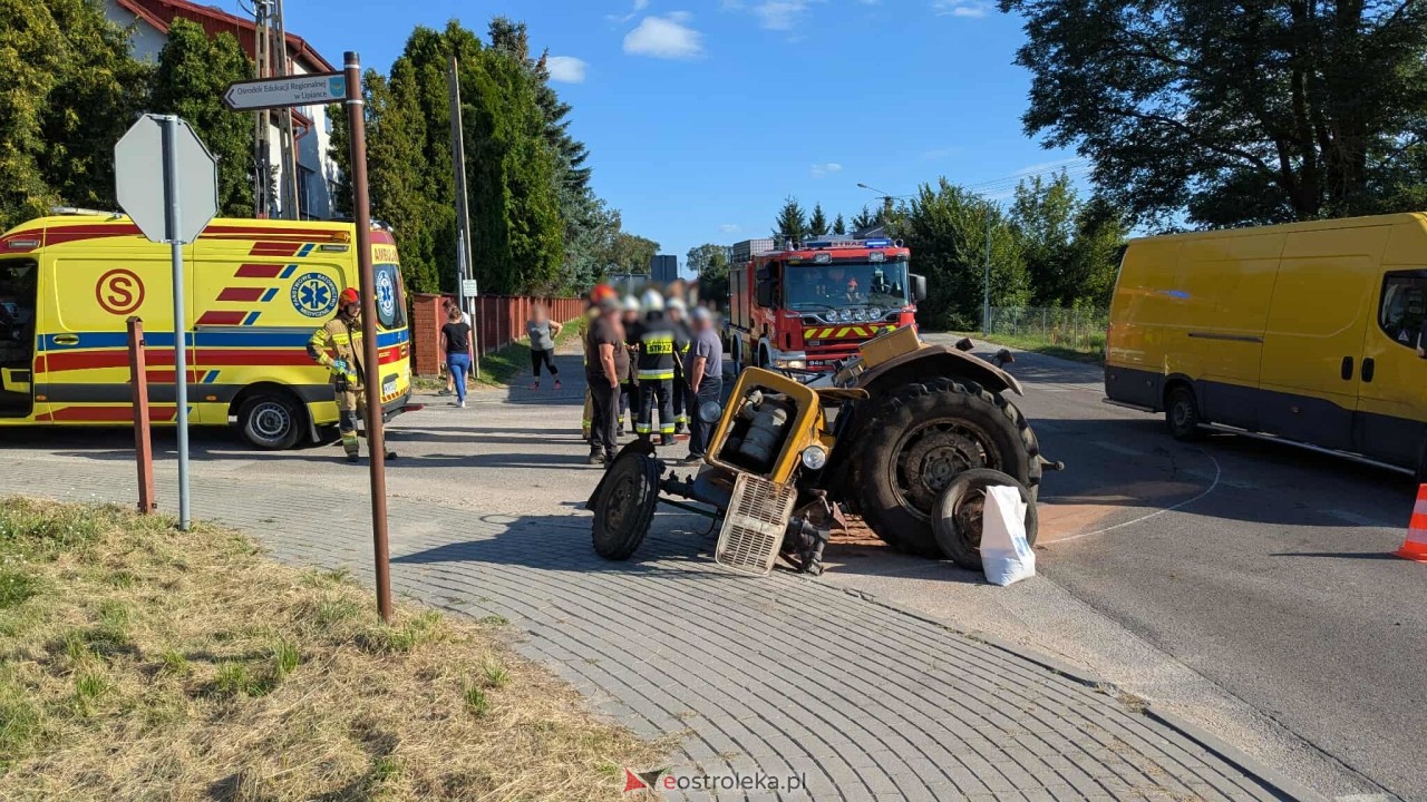 Wypadek w Damiętach [22.08.2025] - zdjęcie #7 - eOstroleka.pl