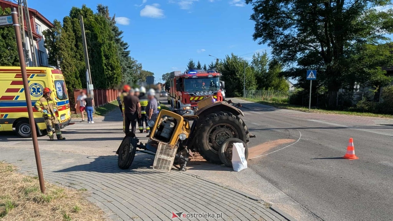 Wypadek w Damiętach [22.08.2025] - zdjęcie #6 - eOstroleka.pl