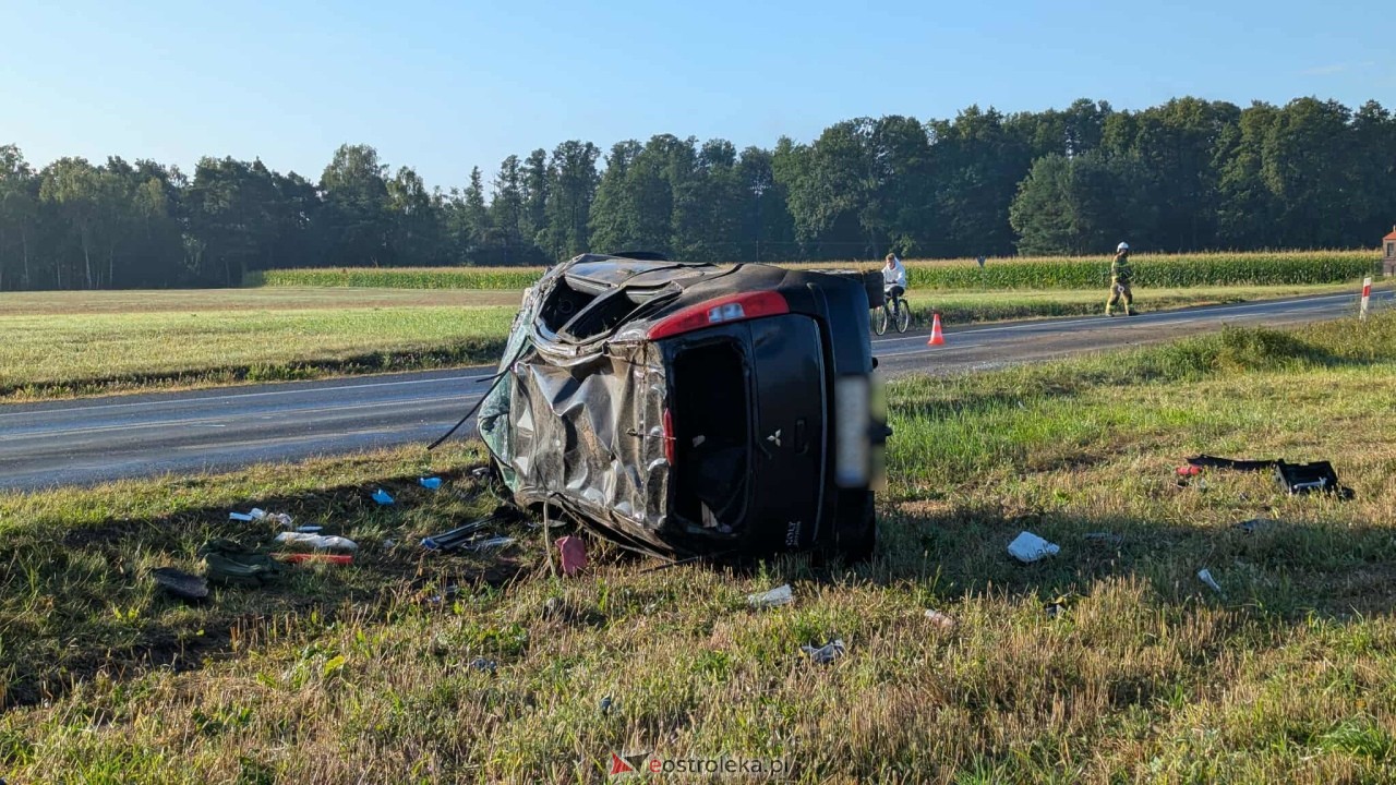 Wypadek w Łęgu Przedmiejskim [26.08.2025] - zdjęcie #20 - eOstroleka.pl