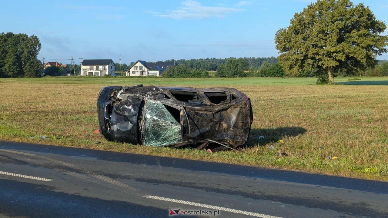 Wypadek w Łęgu Przedmiejskim [26.08.2025] - zdjęcie #17 - eOstroleka.pl