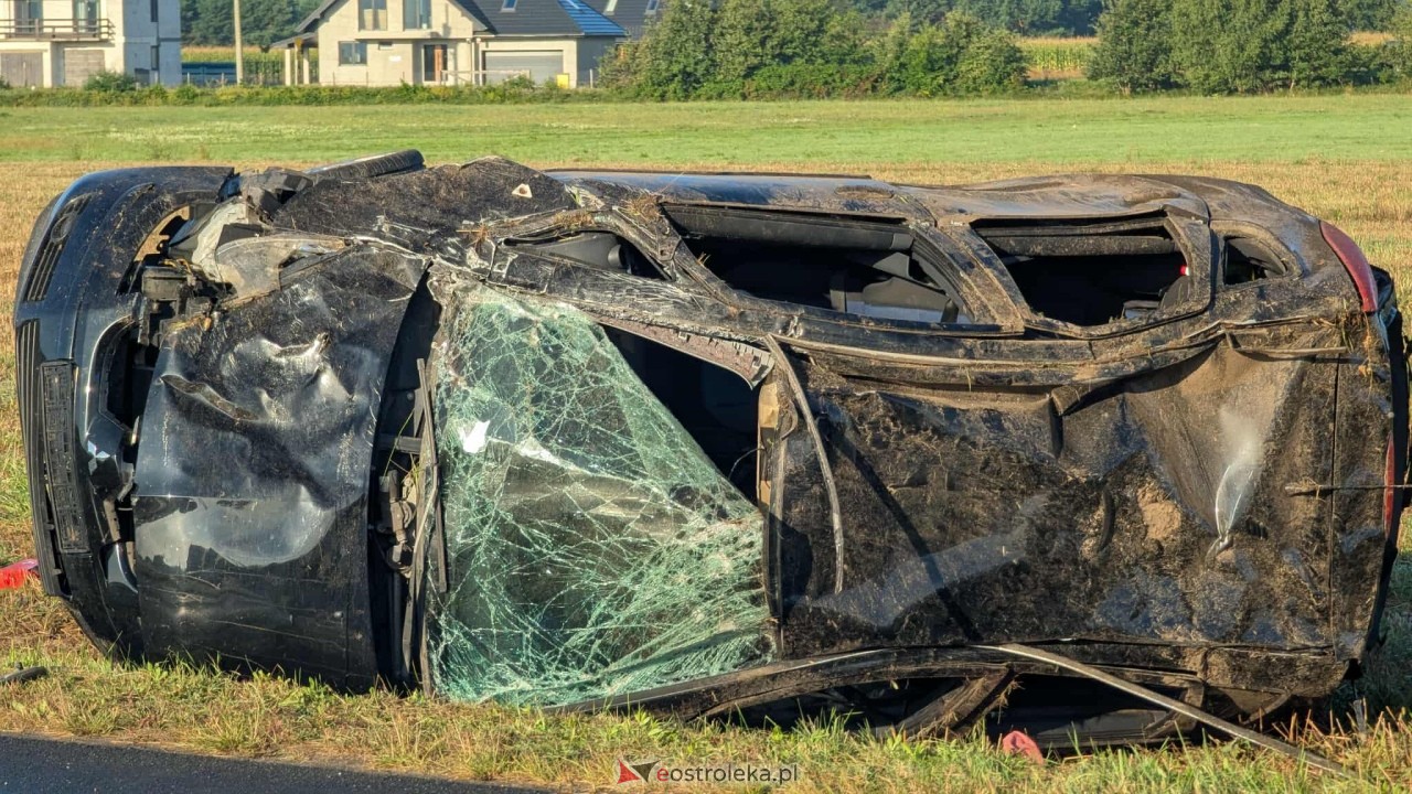 Wypadek w Łęgu Przedmiejskim [26.08.2025] - zdjęcie #14 - eOstroleka.pl