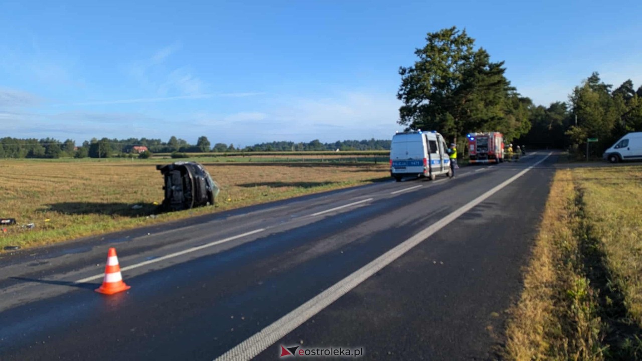 Wypadek w Łęgu Przedmiejskim [26.08.2025] - zdjęcie #9 - eOstroleka.pl