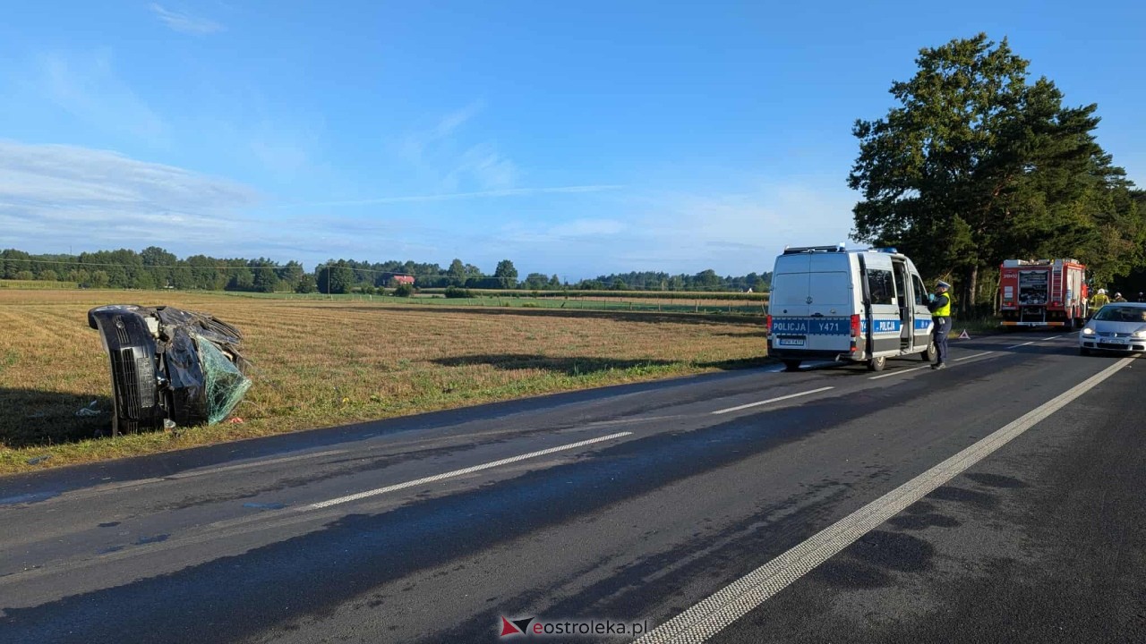 Wypadek w Łęgu Przedmiejskim [26.08.2025] - zdjęcie #8 - eOstroleka.pl