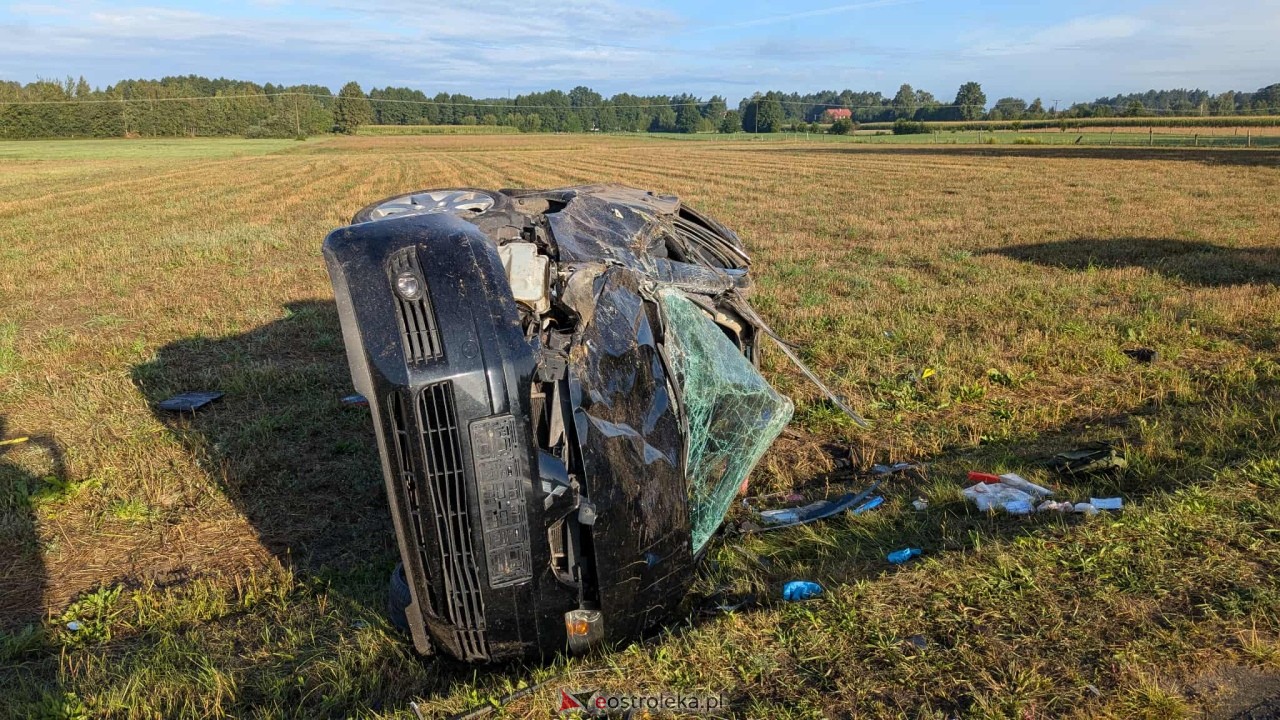 Wypadek w Łęgu Przedmiejskim [26.08.2025] - zdjęcie #7 - eOstroleka.pl