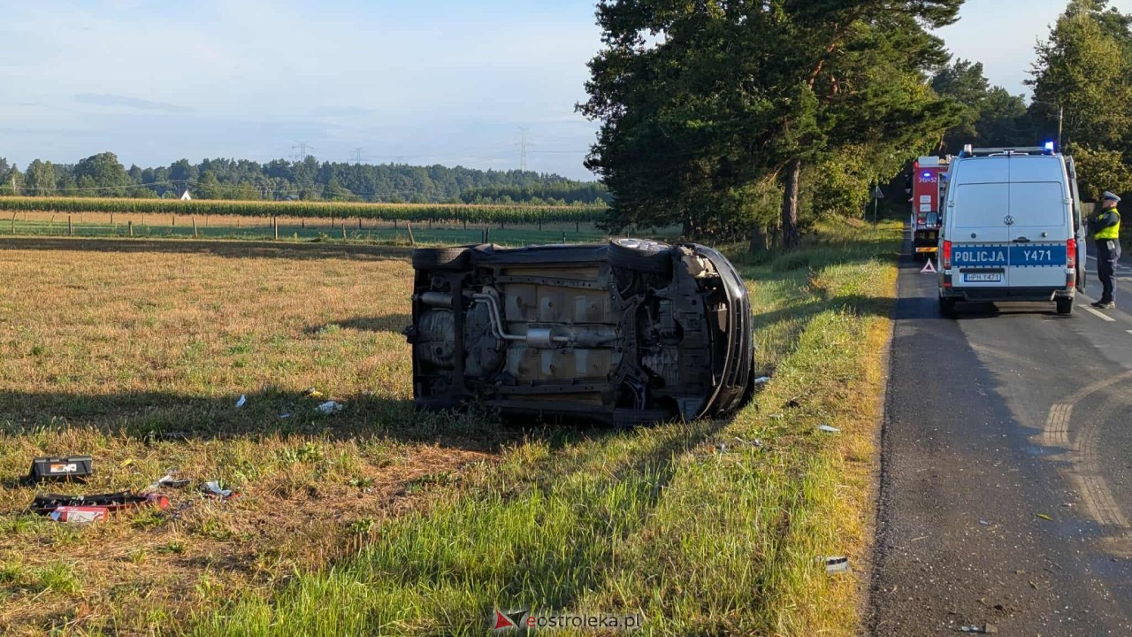 Wypadek w Łęgu Przedmiejskim [26.08.2025] - zdjęcie #5 - eOstroleka.pl